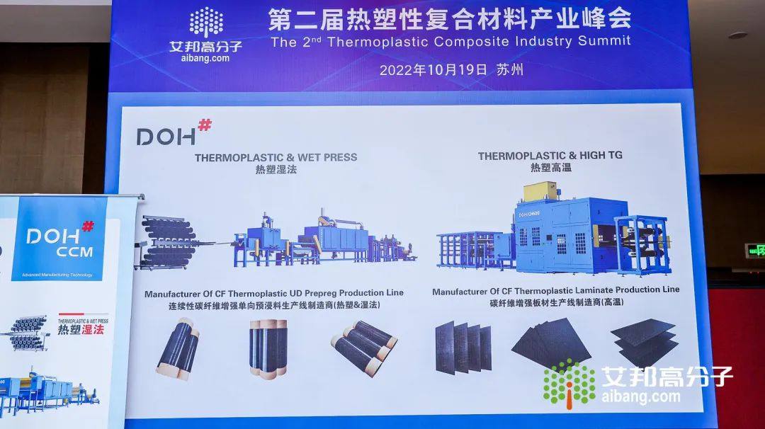 热烈庆祝2022年第二届热塑性复合材料产业峰会成功举办
